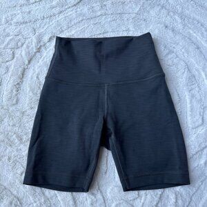 Lululemon Wunder Train High-Rise Short 6” — Heathered Graphite Grey (2)